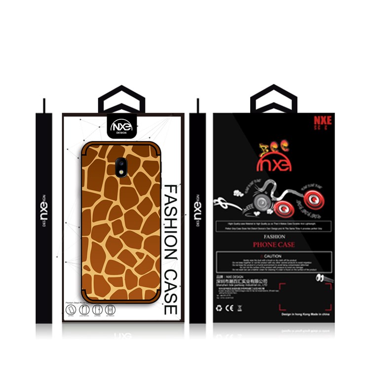 NXE Embossment Pattern TPU Case for Samsung Galaxy J5 (2017) EU Version/J5 Pro (2017) - Giraffe Pattern-6