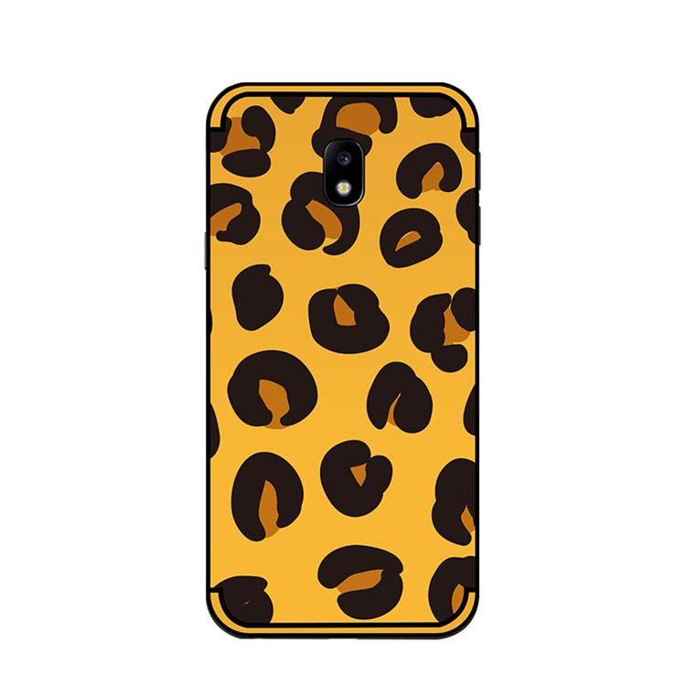 NXE Embossment Pattern TPU Cover for Samsung Galaxy J5 (2017) EU Version/J5 Pro (2017) - Leopard Pattern-1