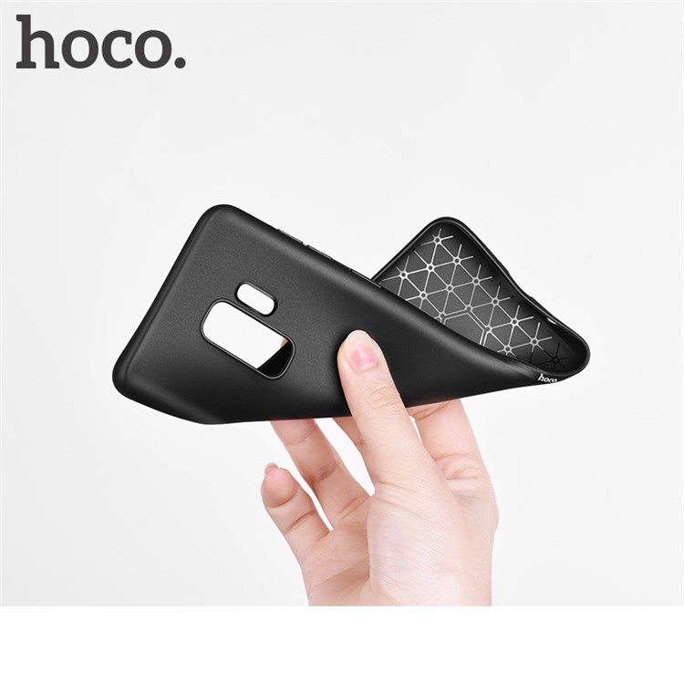HOCO Matte TPU Case Drop-proof Phone Cover for Samsung Galaxy S9 - Black-5