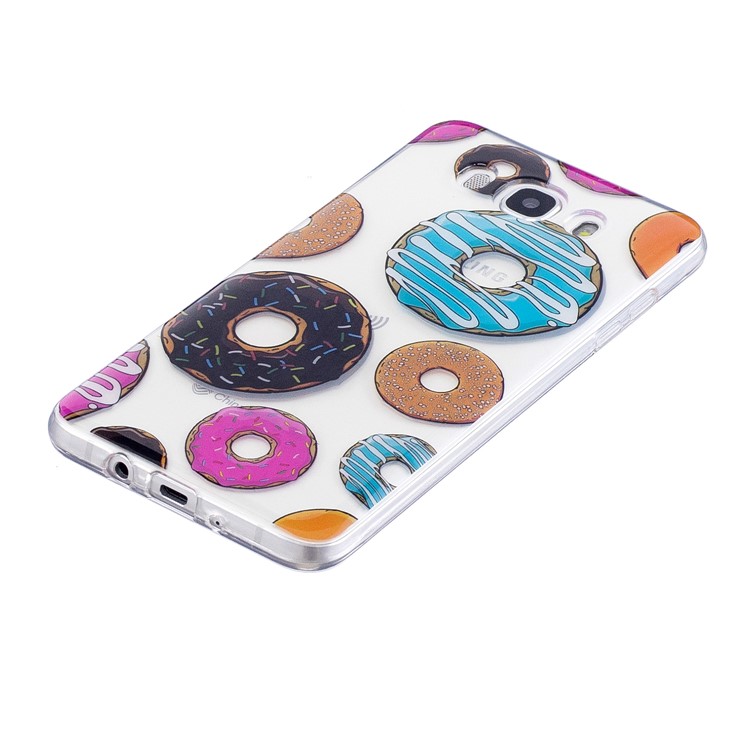 For Samsung Galaxy J7 (2016) J710 Pattern Printing IMD TPU Accessory Case - Doughnut-5