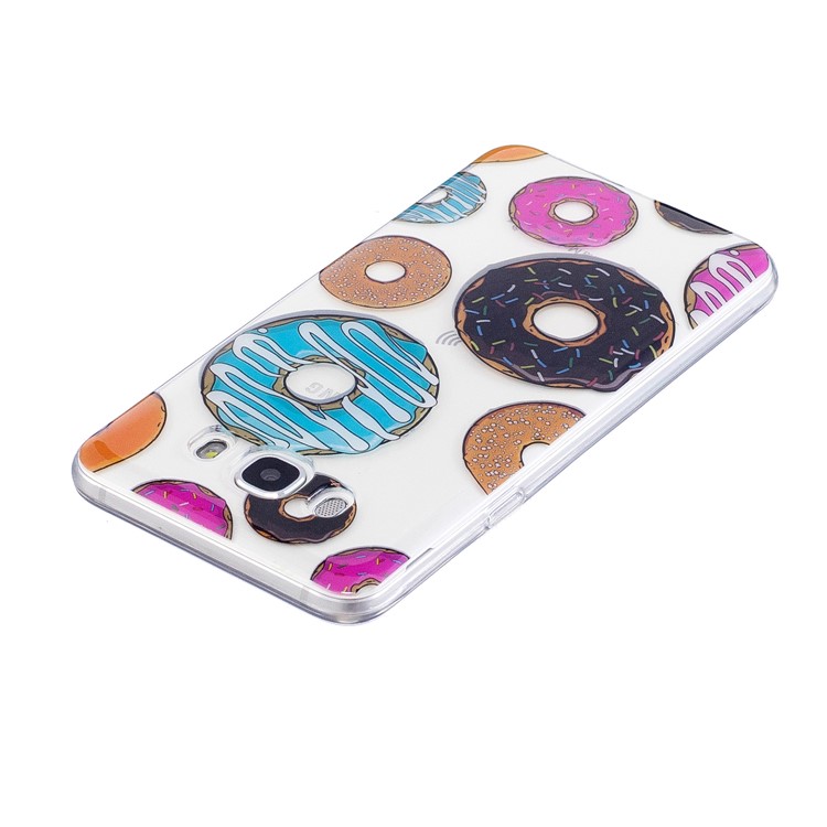 For Samsung Galaxy J7 (2016) J710 Pattern Printing IMD TPU Accessory Case - Doughnut-7