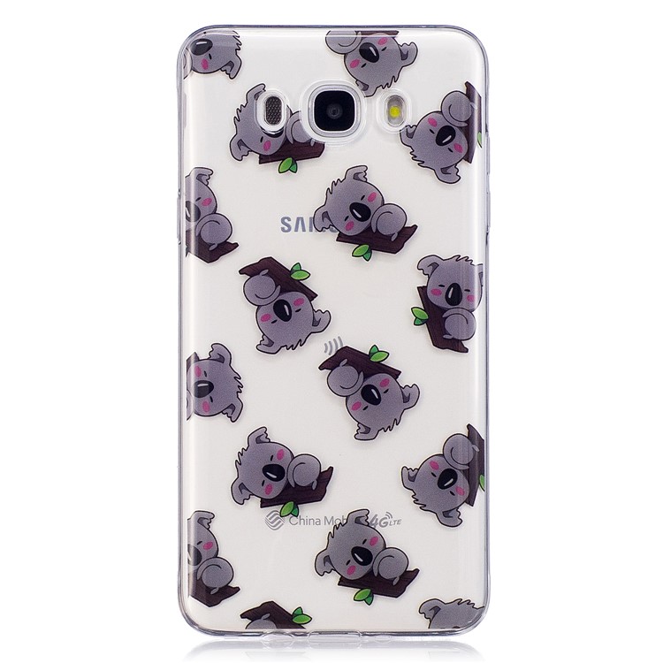Pattern Printing IMD TPU Soft Casing for Samsung Galaxy J5 (2016)/J510 - Koalas-2