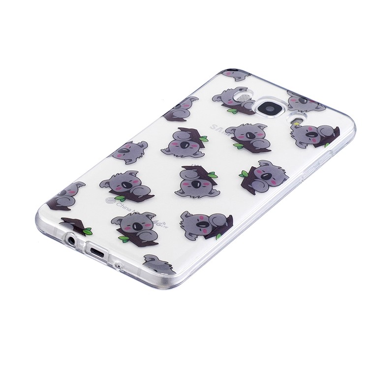Pattern Printing IMD TPU Soft Casing for Samsung Galaxy J5 (2016)/J510 - Koalas-3