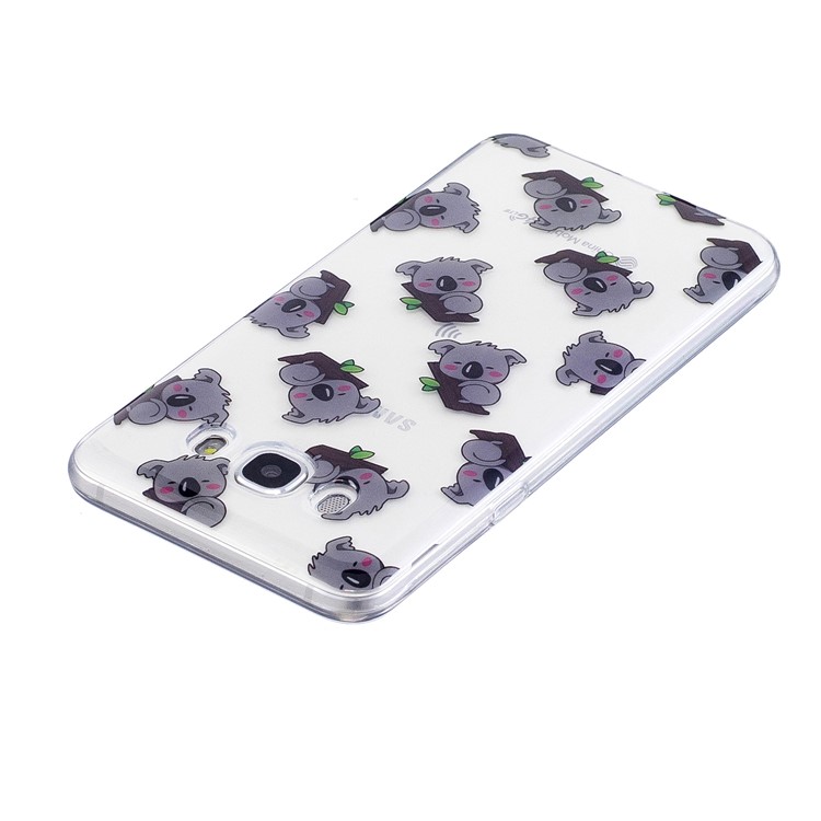 Pattern Printing IMD TPU Soft Casing for Samsung Galaxy J5 (2016)/J510 - Koalas-4