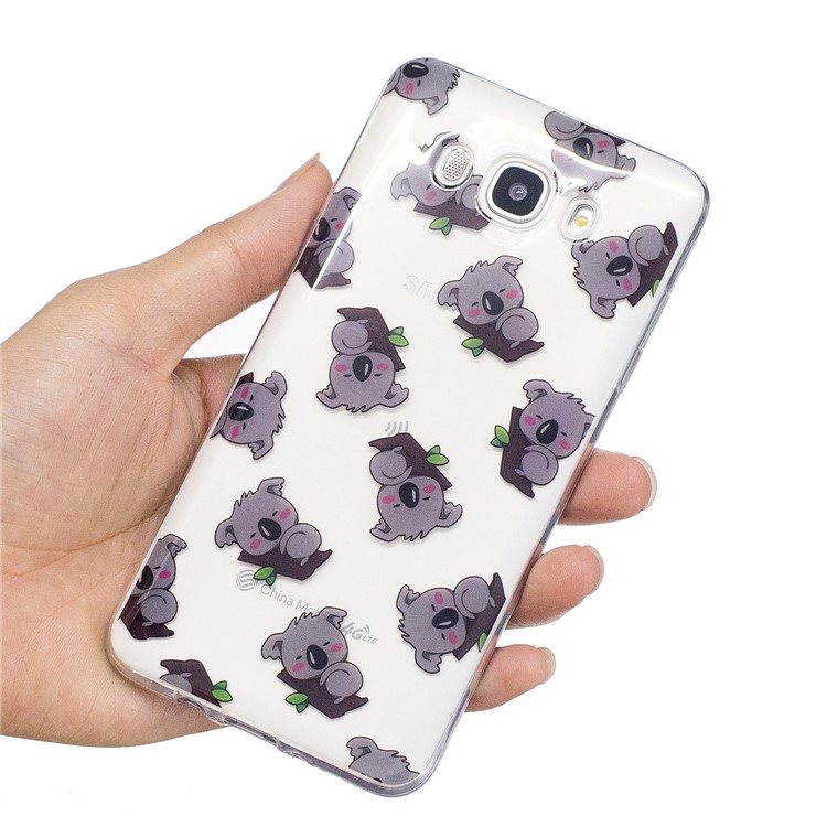Pattern Printing IMD TPU Soft Casing for Samsung Galaxy J5 (2016)/J510 - Koalas-6