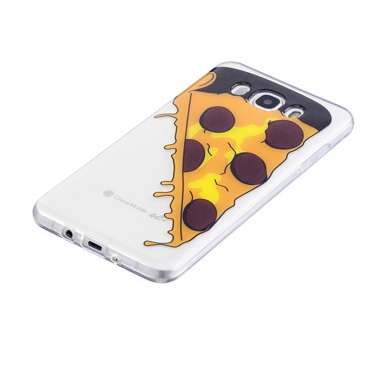 Pattern Printing IMD TPU Soft Cell Phone Shell for Samsung Galaxy J5 (2016)/J510 - Pizza-3
