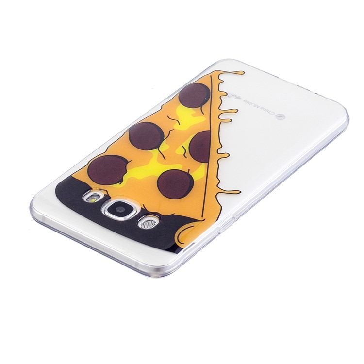 Pattern Printing IMD TPU Soft Cell Phone Shell for Samsung Galaxy J5 (2016)/J510 - Pizza-4