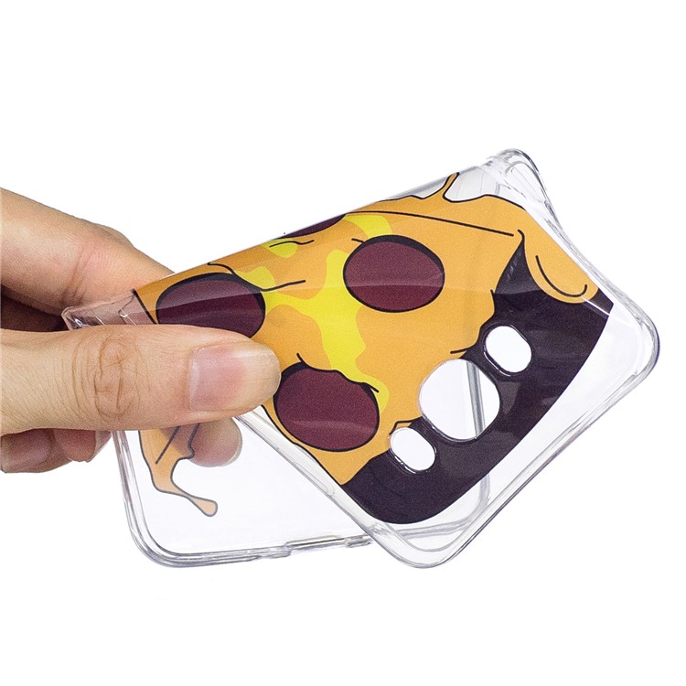 Pattern Printing IMD TPU Soft Cell Phone Shell for Samsung Galaxy J5 (2016)/J510 - Pizza-5