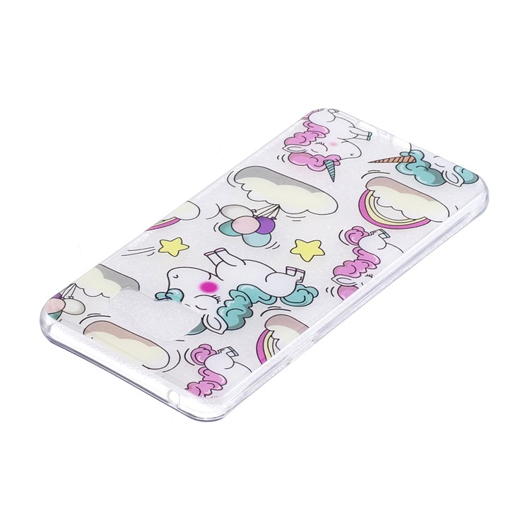 Pattern Printing IMD TPU Mobile Casing for Samsung Galaxy A3 SM-A310F (2016) - Cute Unicorns-4
