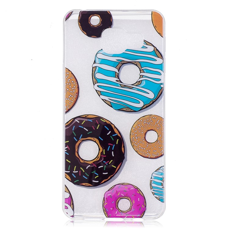 Pattern Printing IMD TPU Jelly Cover for Samsung Galaxy A3 SM-A310F (2016) - Donuts-2