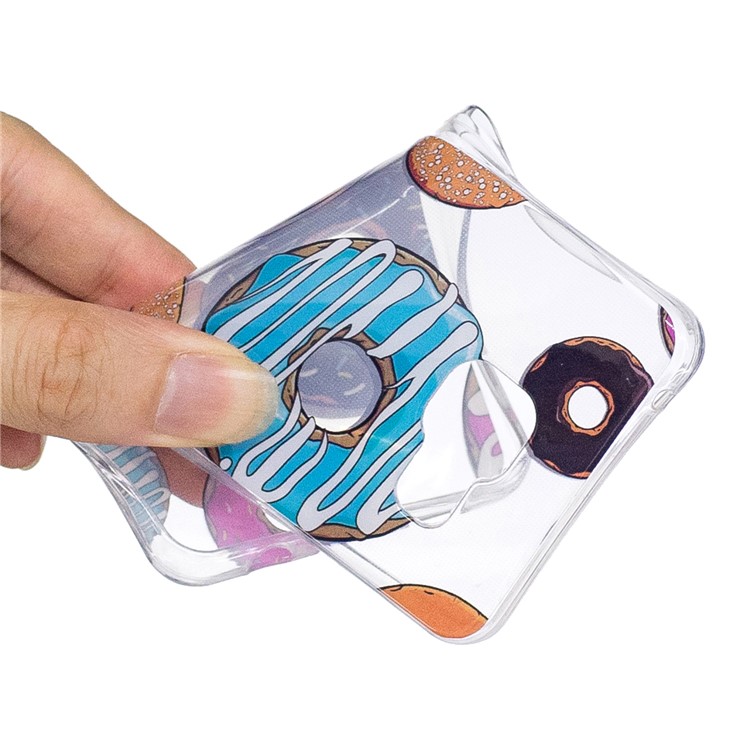 Pattern Printing IMD TPU Jelly Cover for Samsung Galaxy A3 SM-A310F (2016) - Donuts-5