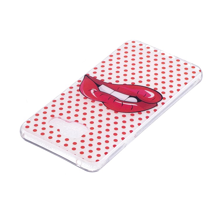 Pattern Printing IMD TPU Case for Samsung Galaxy A5 SM-A510F (2016) - Red Lip-4
