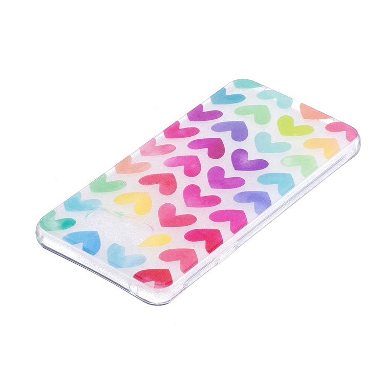 Pattern Printing IMD TPU Protective Case for Samsung Galaxy A5 SM-A510F (2016) - Colorful Hearts-4