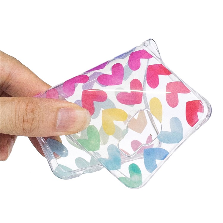 Pattern Printing IMD TPU Protective Case for Samsung Galaxy A5 SM-A510F (2016) - Colorful Hearts-5