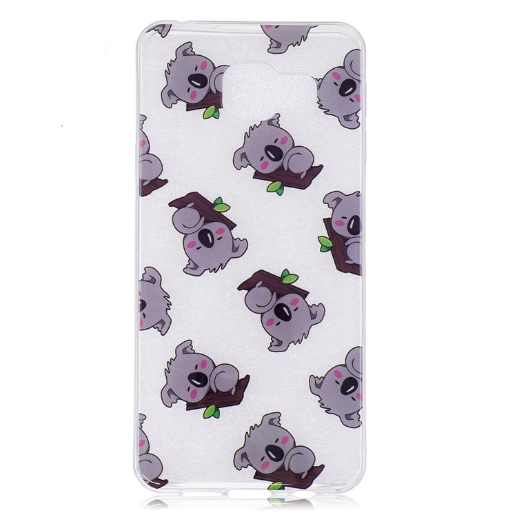 Pattern Printing IMD TPU Shell Cover Case for Samsung Galaxy A5 SM-A510F (2016) - Bear Pattern-2