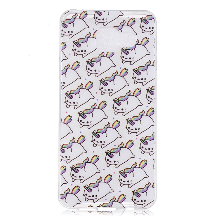 Pattern Printing IMD TPU Cover for Samsung Galaxy A5 SM-A510F (2016) - Unicorn Pattern-2