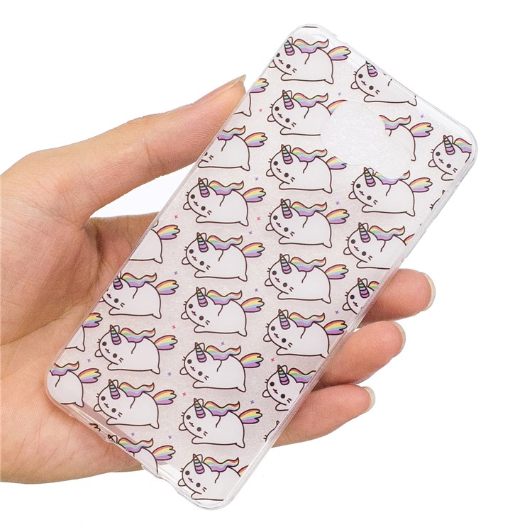 Pattern Printing IMD TPU Cover for Samsung Galaxy A5 SM-A510F (2016) - Unicorn Pattern-6