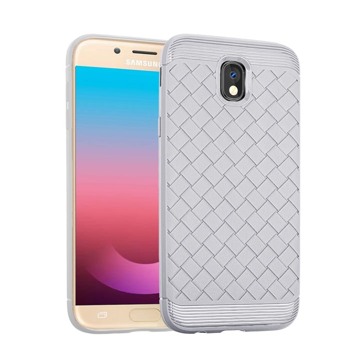 

Weaving Pattern TPU Back Cover for Samsung Galaxy J5 (2017) EU Version/J5 Pro (2017) - Grey