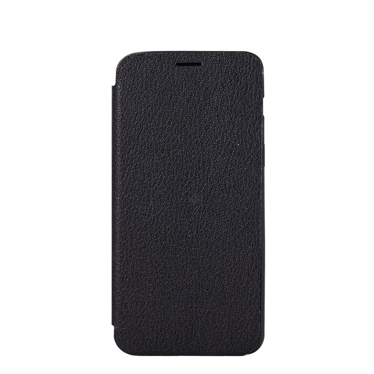 Litchi Texture Leather Stand Card Slot Mobile Case for Samsung Galaxy A8 (2018) - Black-7