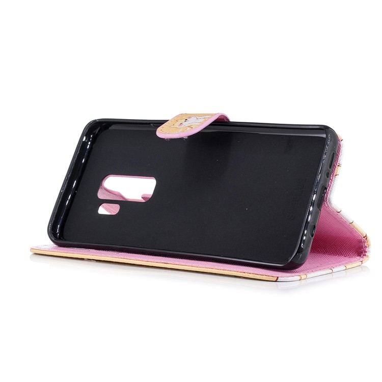 For Samsung Galaxy S9+ G965 Pattern Printing Leather Wallet Stand Phone Case - Don't Touch Me-4