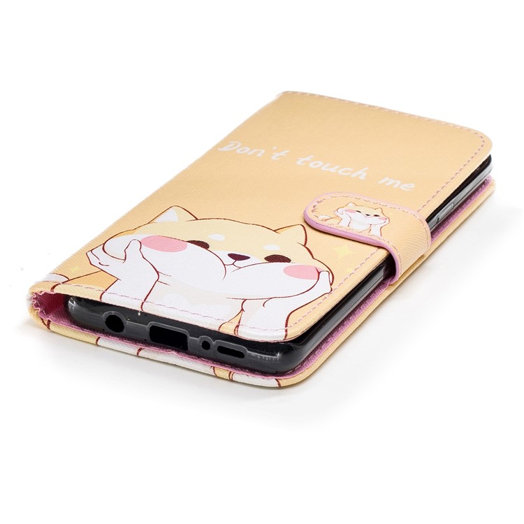 For Samsung Galaxy S9+ G965 Pattern Printing Leather Wallet Stand Phone Case - Don't Touch Me-5