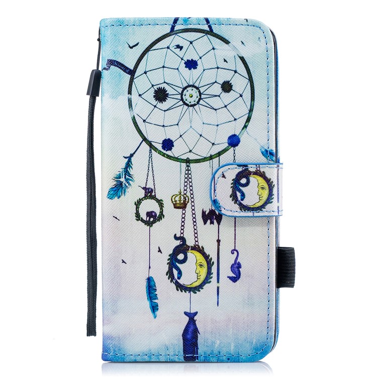 Pattern Printing Wallet Stand Leather Case for Samsung Galaxy S9 Plus G965 - Dream Catcher-2