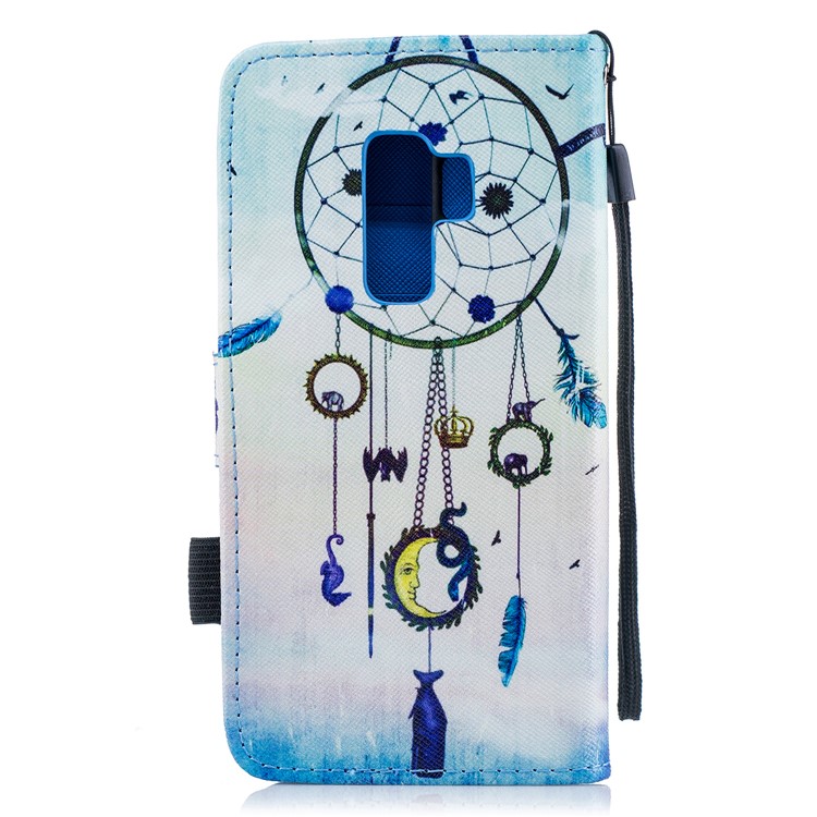 Pattern Printing Wallet Stand Leather Case for Samsung Galaxy S9 Plus G965 - Dream Catcher-3