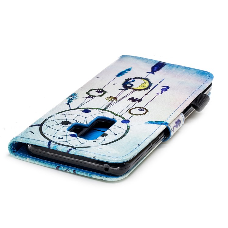 Pattern Printing Wallet Stand Leather Case for Samsung Galaxy S9 Plus G965 - Dream Catcher-7
