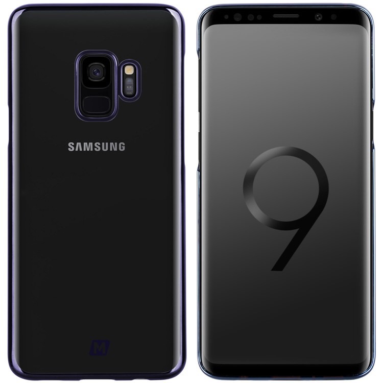 MOMAX Hard Plastic Electroplate Back Cover Shell for Samsung Galaxy S9 G960 - Purple-3