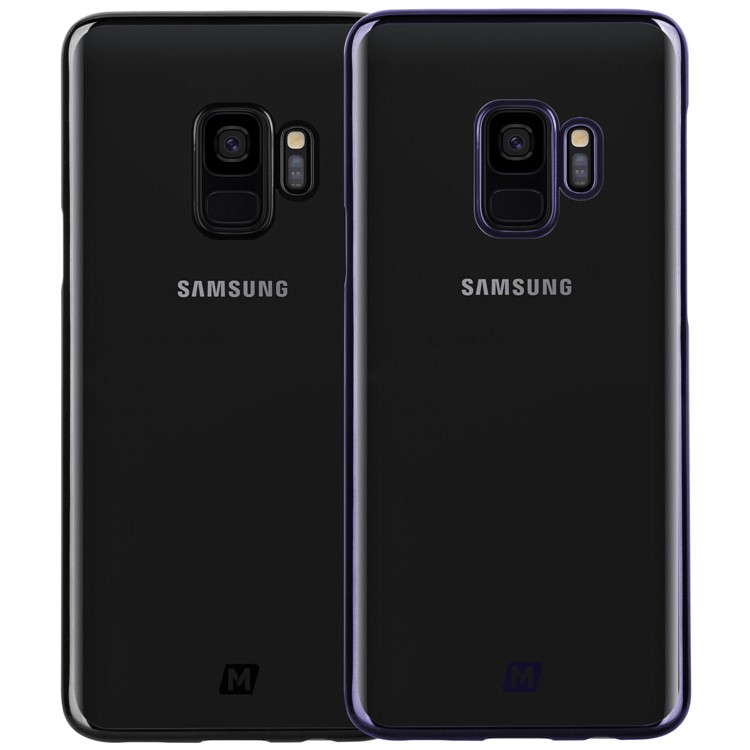 MOMAX Hard Plastic Electroplate Back Cover Shell for Samsung Galaxy S9 G960 - Purple-4