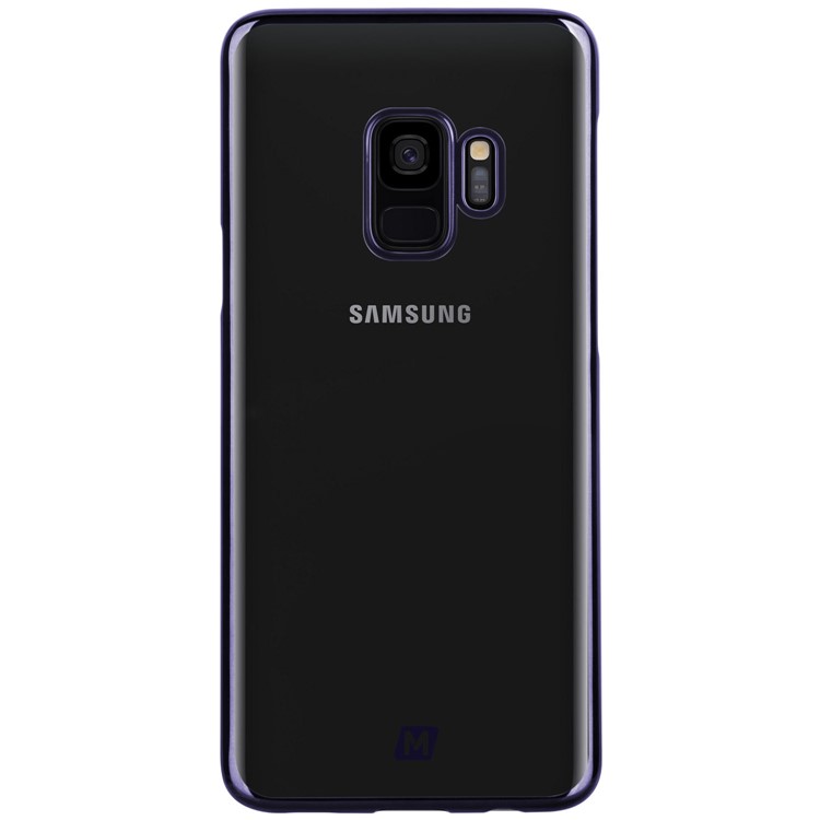 MOMAX Hard Plastic Electroplate Back Cover Shell for Samsung Galaxy S9 G960 - Purple-5