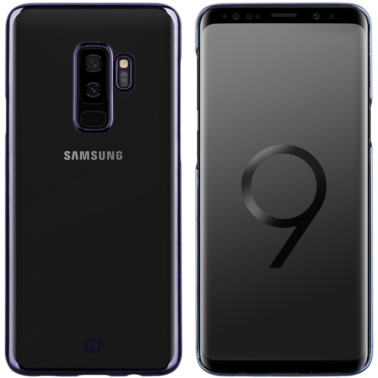 MOMAX for Samsung Galaxy S9+ G965 Super Thin Hard PC Electroplate Cover Accessory - Purple-3