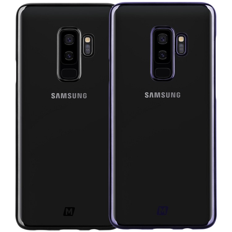 MOMAX for Samsung Galaxy S9+ G965 Super Thin Hard PC Electroplate Cover Accessory - Purple-4