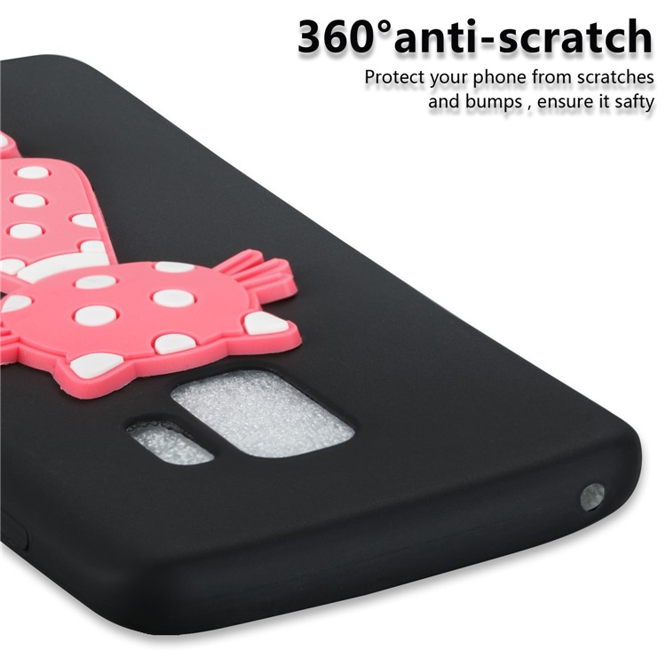 Adorable 3D Cat Pattern TPU Case for Samsung Galaxy S9 SM-G960 - Black-5