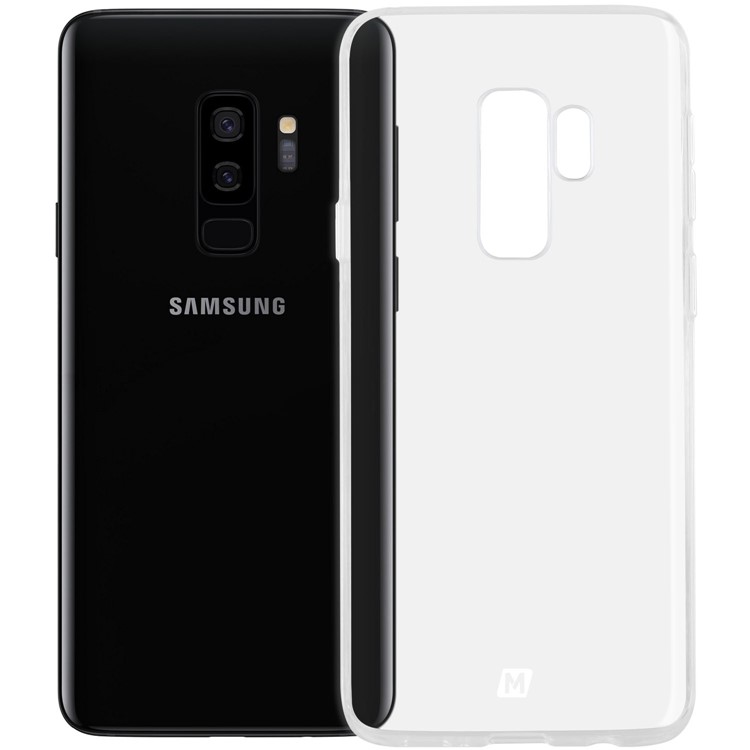 MOMAX Clear and Soft TPU Cover Shell for Samsung Galaxy S9+ SM-G965 - Transparent-1
