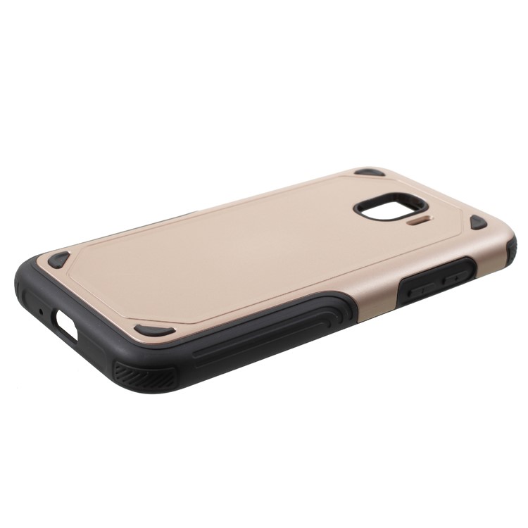 PC + TPU Hybrid Rugged Armor Mobile Shell for Samsung Galaxy J2 Pro 2018 - Rose Gold-3