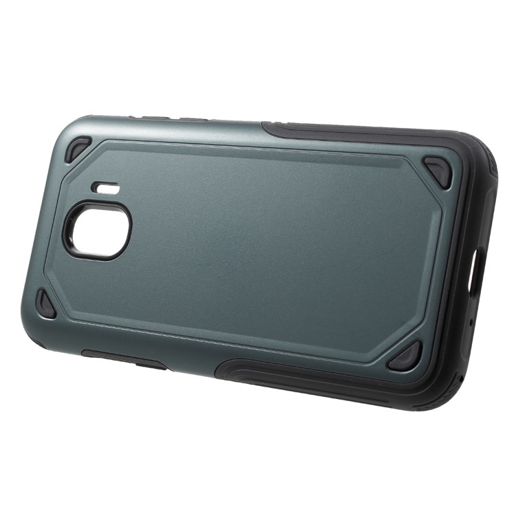 PC + TPU Hybrid Rugged Armor Protection Cover for Samsung Galaxy J2 Pro 2018 - Dark Blue-2