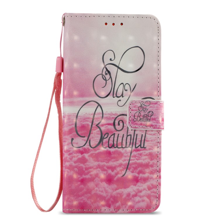 Pattern Printing Leather Wallet Stand Accessory Case for Samsung Galaxy S9 G960 - Stay Beautiful-3