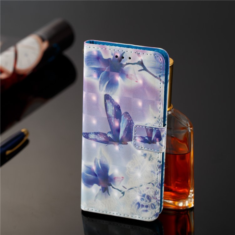 For Samsung Galaxy S9 G960 Pattern Printing Leather Wallet Stand Folio Cover - Butterfly-7