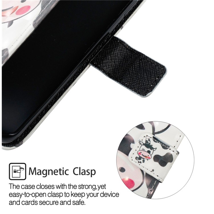 Pattern Printing Leather Wallet Stand Case for Samsung Galaxy S9+ G965 - Milk-6
