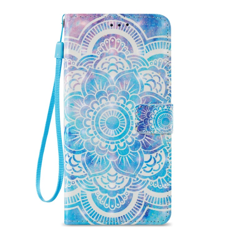 For Samsung Galaxy S9+ G965 Pattern Printing Leather Wallet Mobile Case - Mandala-3