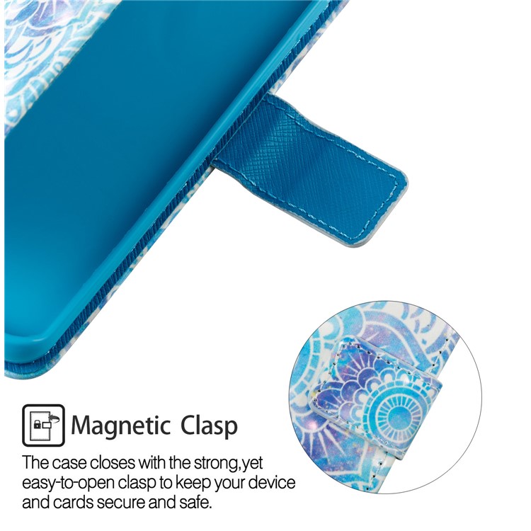 For Samsung Galaxy S9+ G965 Pattern Printing Leather Wallet Mobile Case - Mandala-6
