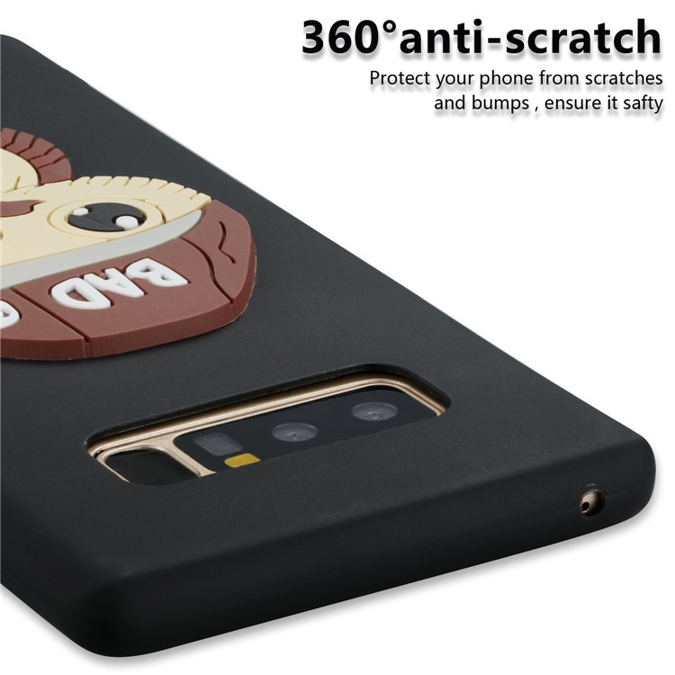 Cute Male Owl Pattern TPU Back Case for Samsung Galaxy Note 8 SM-N950 - Black-2