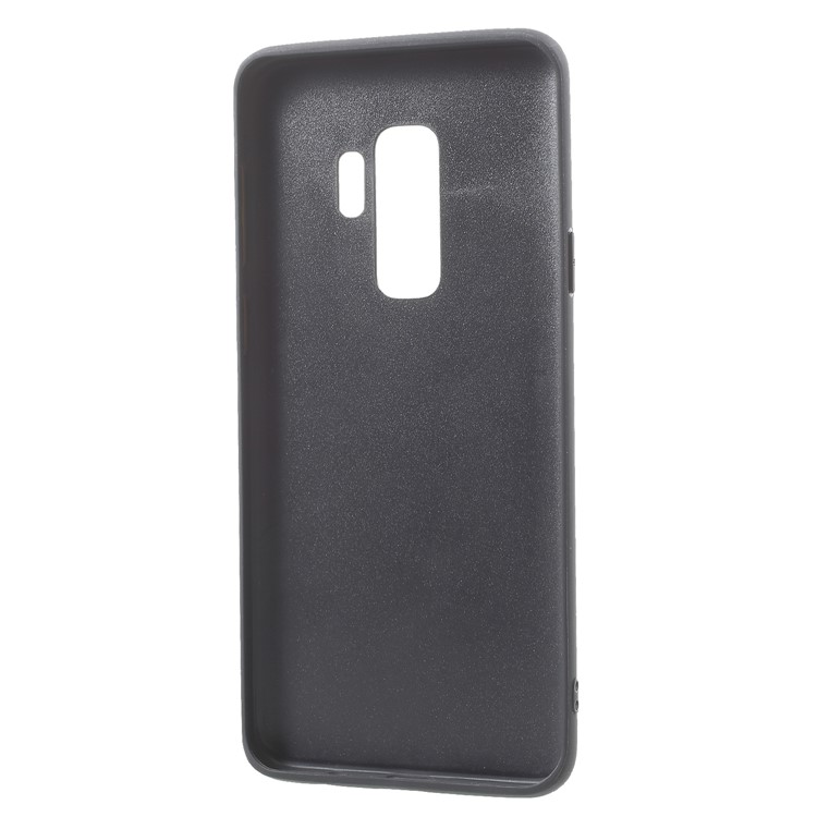COBLUE PU Leather Coated PC + TPU Hybrid Case with Kickstand for Samsung Galaxy S9 Plus SM-G965 - Black-8