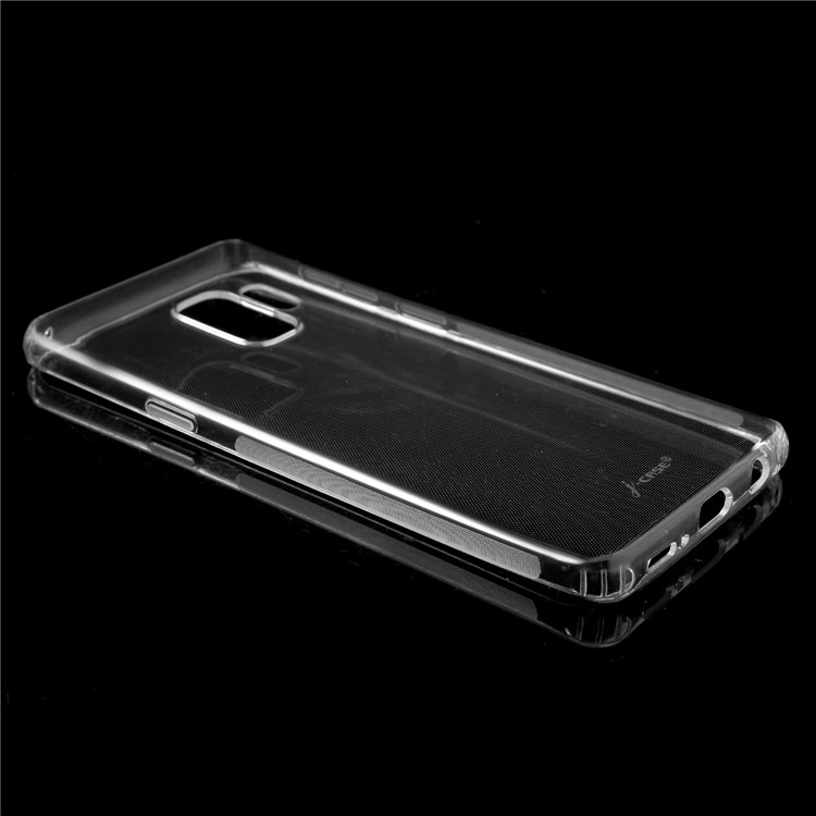 J-CASE Drop-proof Clear Soft TPU Gel Cover for Samsung Galaxy S9 SM-G960 - Transparent-3