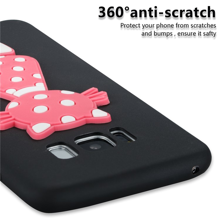 Cute 3D Cat TPU Soft Phone Casing for Samsung Galaxy S8 SM-G950 - Black-5