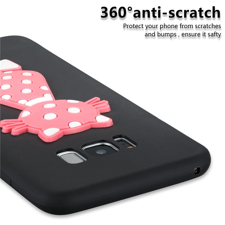 Cute 3D Cat TPU Soft Phone Case for Samsung Galaxy S8 Plus SM-G955 - Black-5