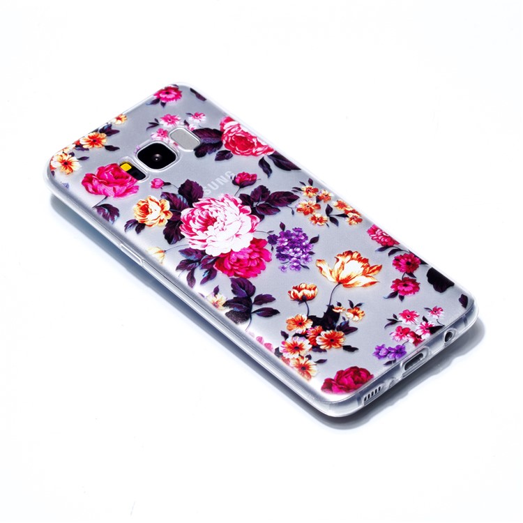 Pattern Printing Soft TPU Gel Case for Samsung Galaxy S8 SM-G950 - Beautiful Flowers-3