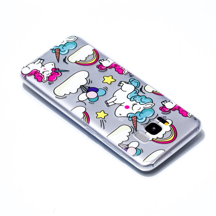 Pattern Printing TPU Cell Phone Case for Samsung Galaxy S8 SM-G950 - Cartoon Unicorn-4