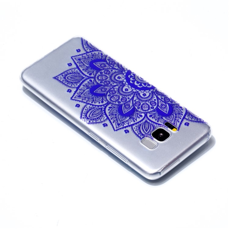Pattern Printing Soft TPU Cover for Samsung Galaxy S8+ SM-G955 - Mandala Flower-4